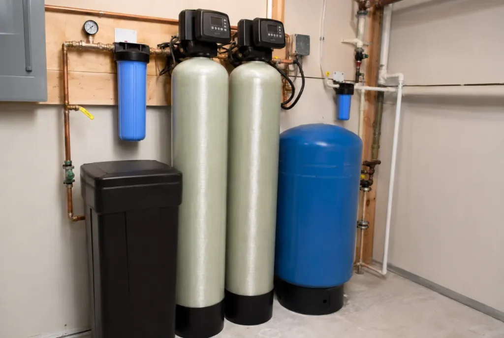 Whole-home water-treatment equipment for a private well water odor problem