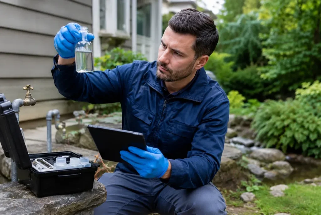 Water testing completed before preparing a home filtration recommendation
